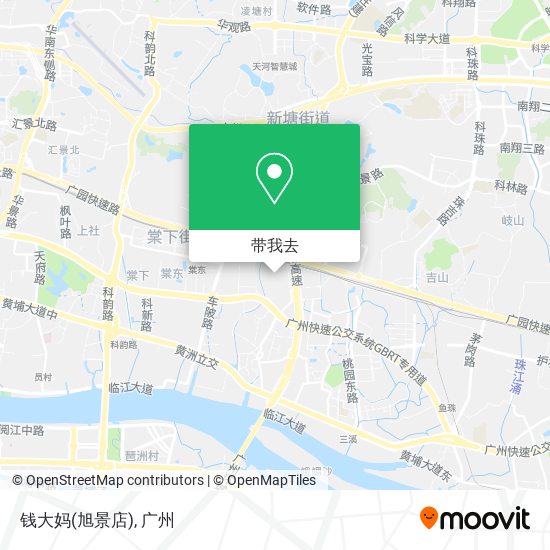 钱大妈(旭景店)地图