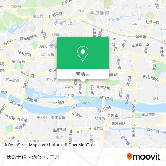 秋嘉士伯啤酒公司地图