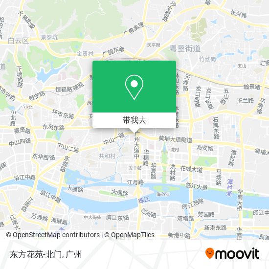 东方花苑-北门地图