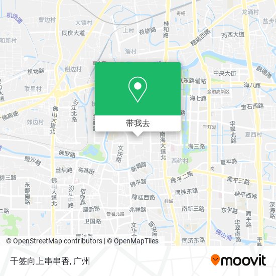 千签向上串串香地图