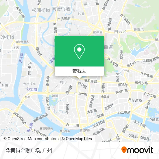 华而街金融广场地图