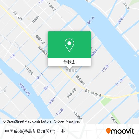 中国移动(番禺新垦加盟厅)地图