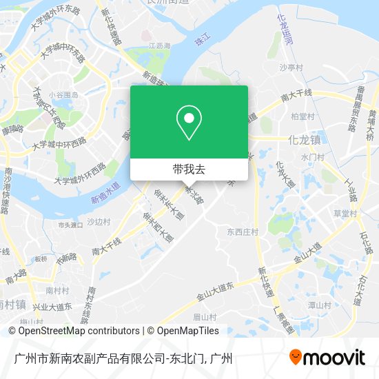 广州市新南农副产品有限公司-东北门地图