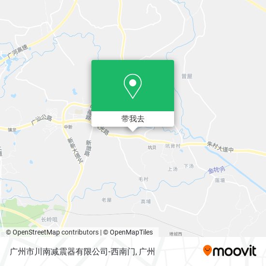 广州市川南减震器有限公司-西南门地图