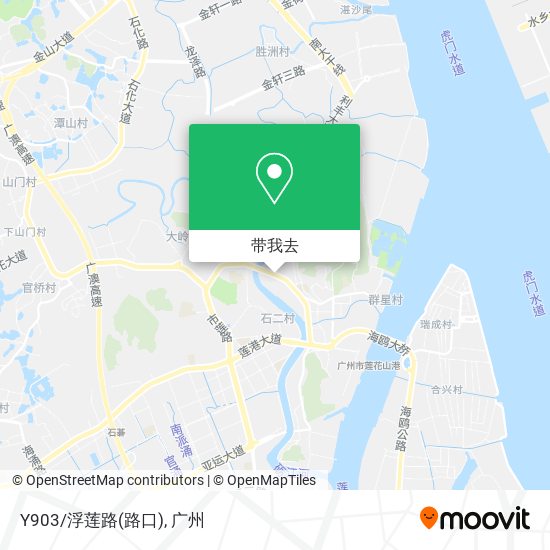 Y903/浮莲路(路口)地图
