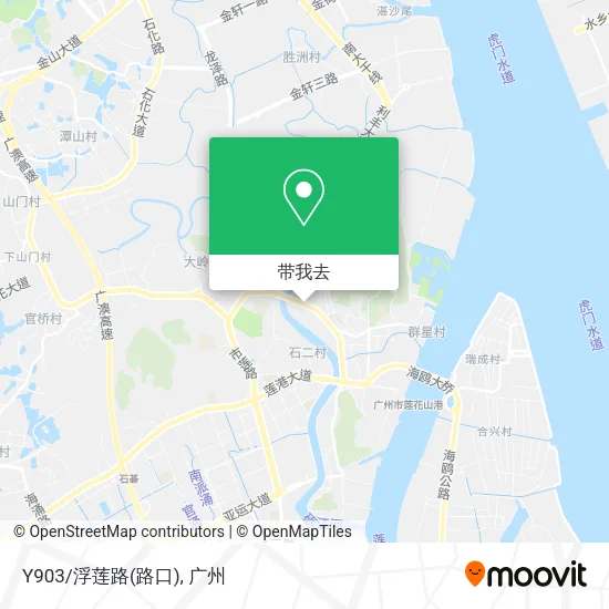 Y903/浮莲路(路口)地图