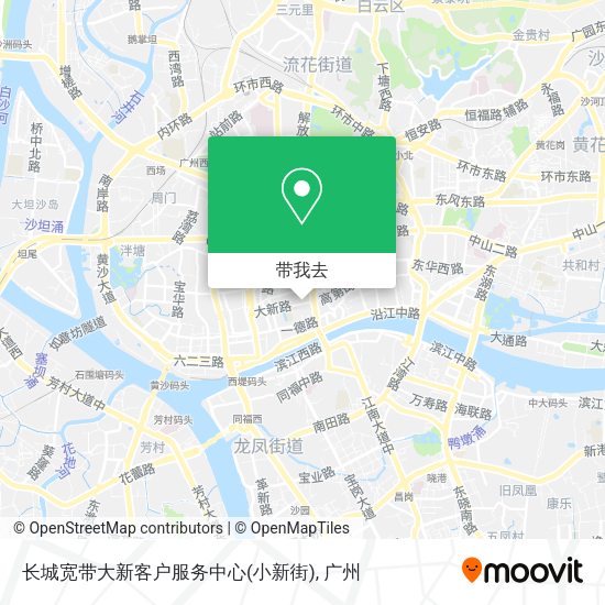 长城宽带大新客户服务中心(小新街)地图
