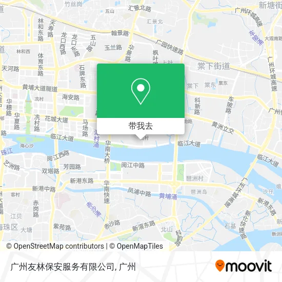 广州友林保安服务有限公司地图