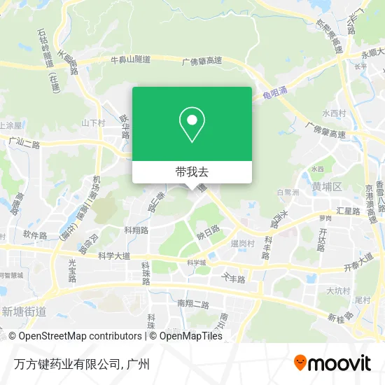 万方键药业有限公司地图