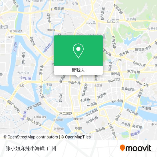 张小妞麻辣小海鲜地图