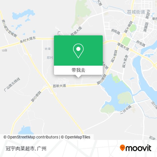 冠宇肉菜超市地图