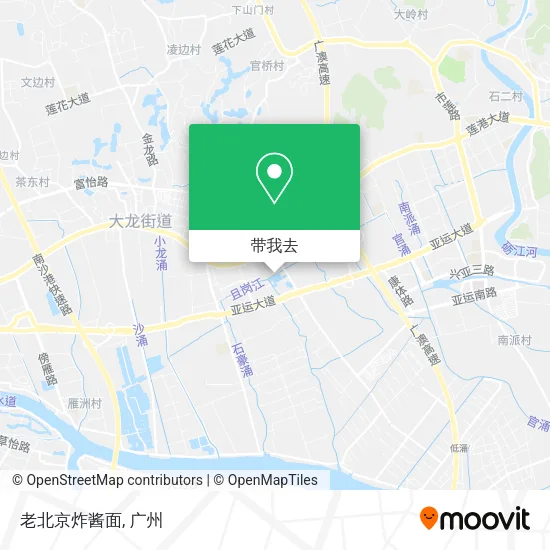 老北京炸酱面地图