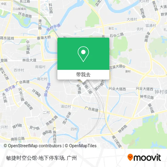 敏捷时空公馆-地下停车场地图