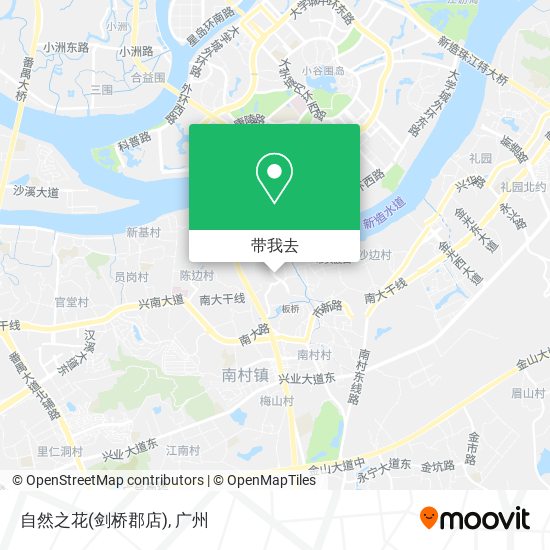自然之花(剑桥郡店)地图