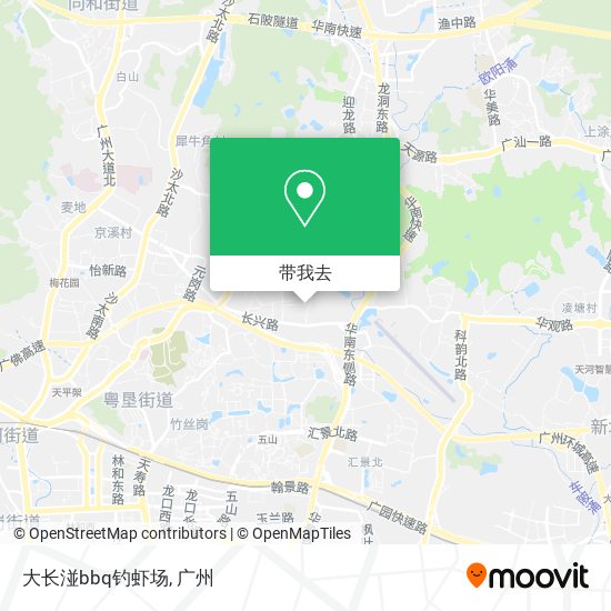 大长湴bbq钓虾场地图