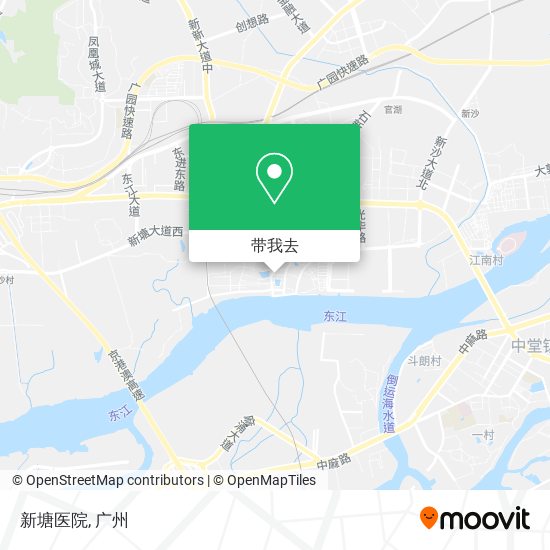 新塘医院地图
