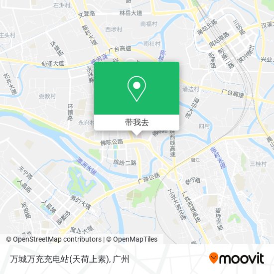 万城万充充电站(天荷上素)地图