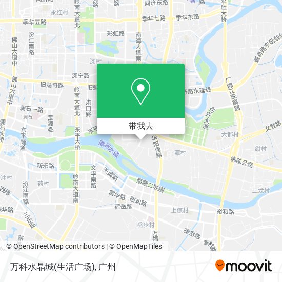 万科水晶城(生活广场)地图