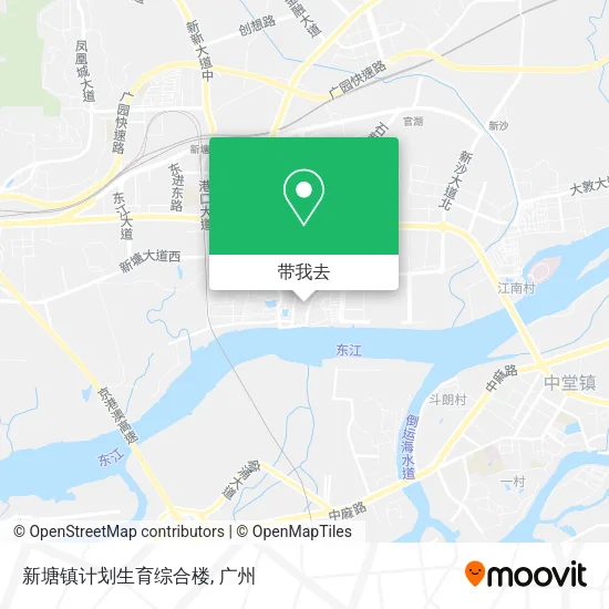 新塘镇计划生育综合楼地图