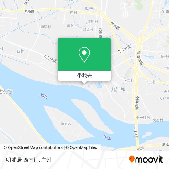 明浦居-西南门地图