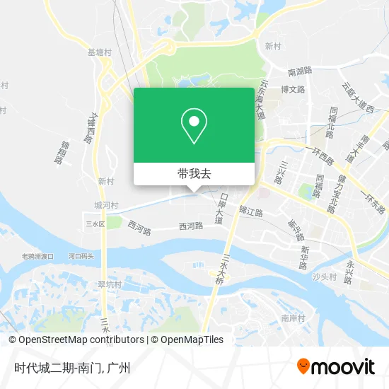 时代城二期-南门地图