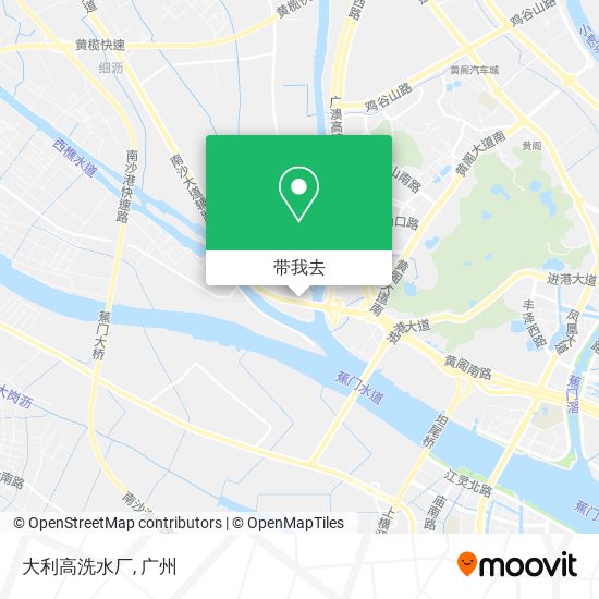 大利高洗水厂地图