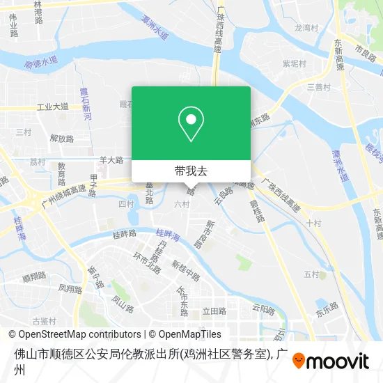 佛山市顺德区公安局伦教派出所(鸡洲社区警务室)地图