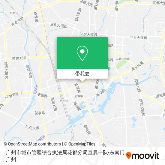 广州市城市管理综合执法局花都分局直属一队-东南门地图
