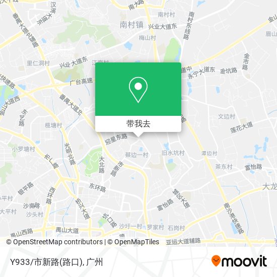 Y933/市新路(路口)地图