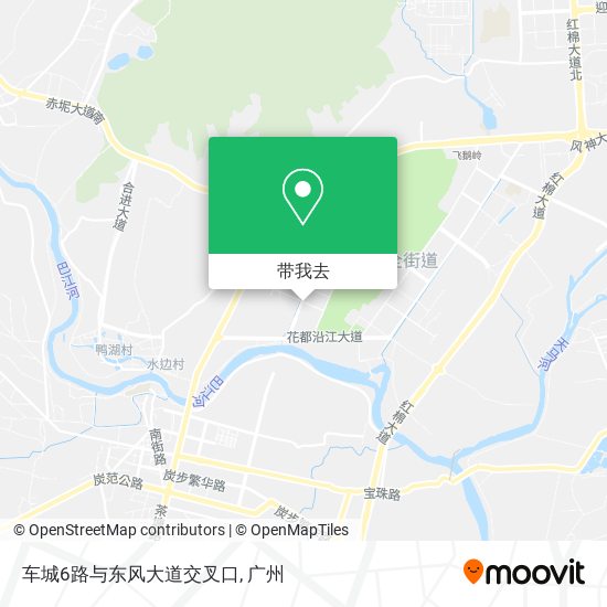 车城6路与东风大道交叉口地图