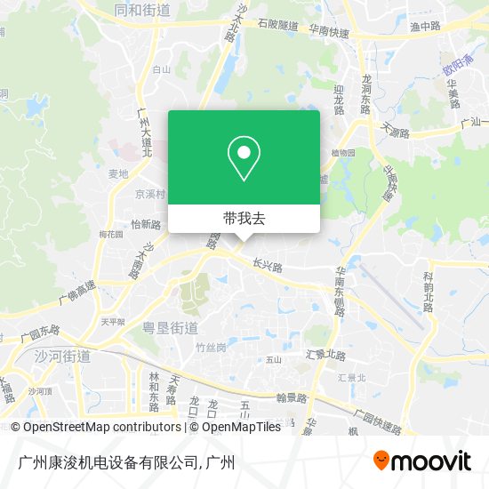 广州康浚机电设备有限公司地图