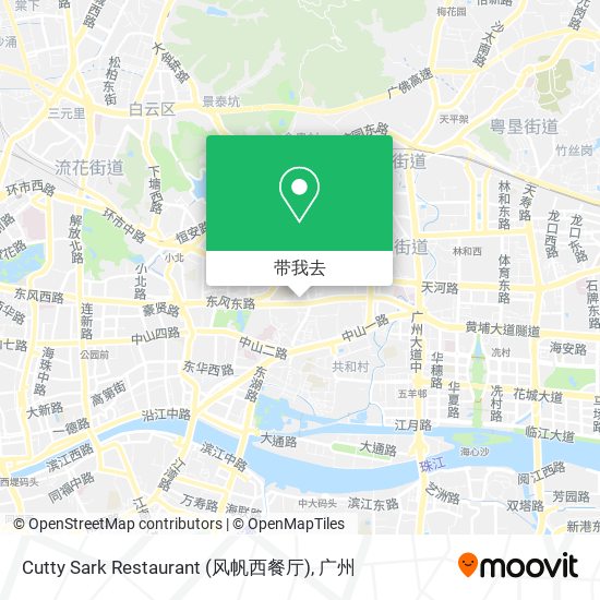 Cutty Sark Restaurant (风帆西餐厅)地图