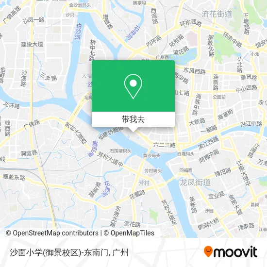 沙面小学(御景校区)-东南门地图