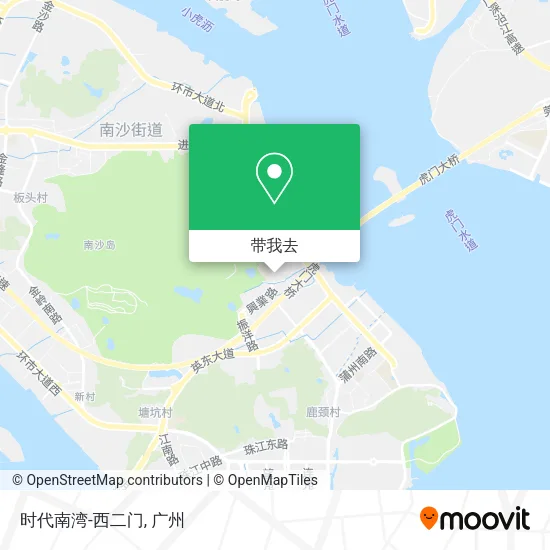 时代南湾-西二门地图