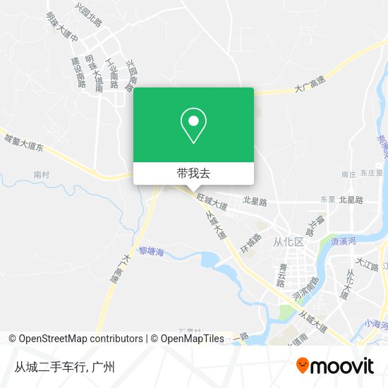 从城二手车行地图