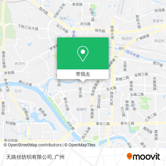 天路丝纺织有限公司地图