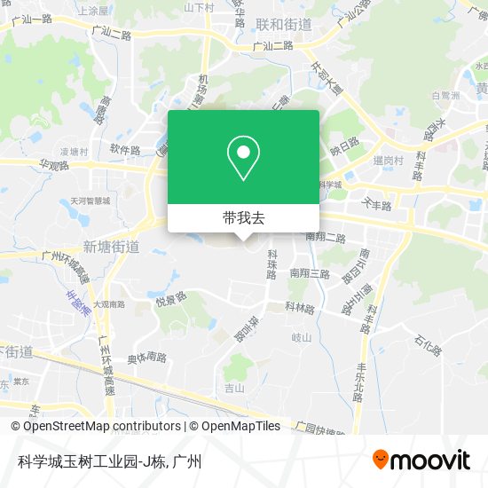 科学城玉树工业园-J栋地图