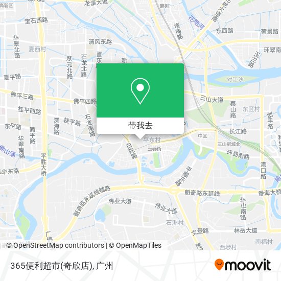 365便利超市(奇欣店)地图