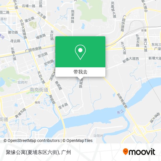 聚缘公寓(夏埔东区六街)地图
