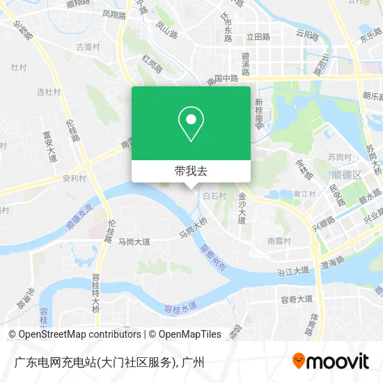 广东电网充电站(大门社区服务)地图