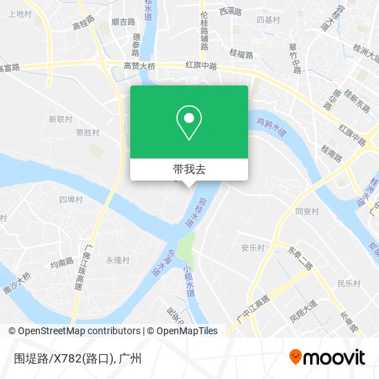 围堤路/X782(路口)地图