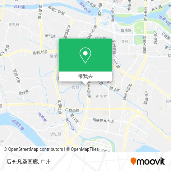 后仓凡圣画廊地图