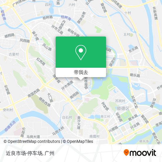 近良市场-停车场地图