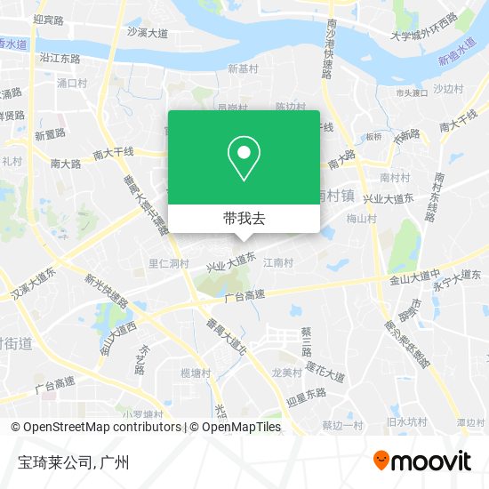 宝琦莱公司地图