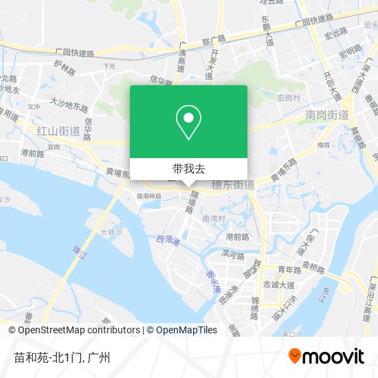 苗和苑-北1门地图