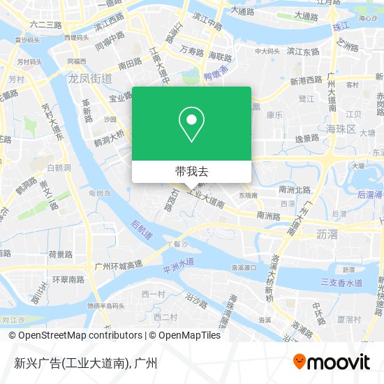 新兴广告(工业大道南)地图