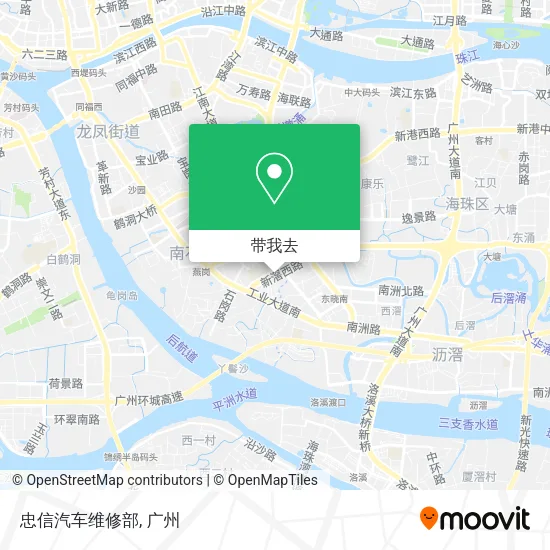 忠信汽车维修部地图