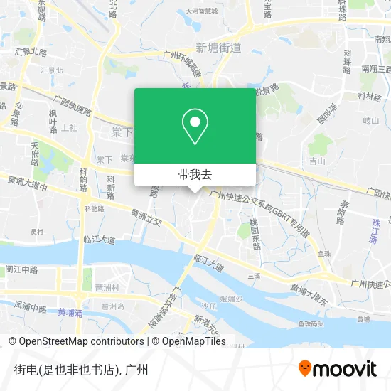 街电(是也非也书店)地图