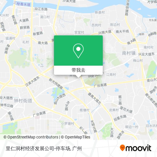 里仁洞村经济发展公司-停车场地图