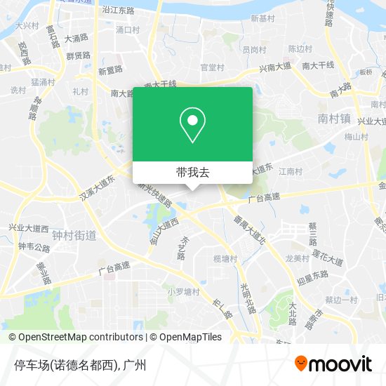 停车场(诺德名都西)地图